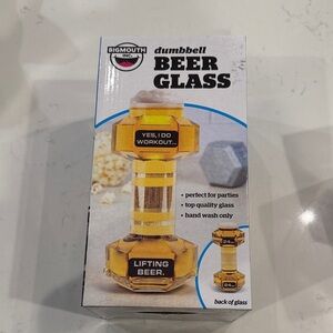 BigMouth Inc. Dumbbell Beer Glass